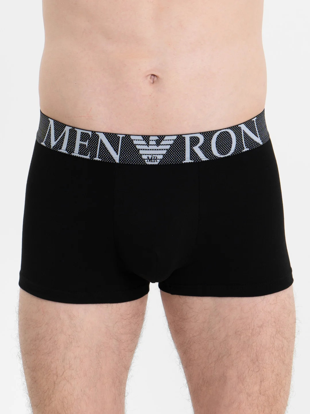 Черный трусы мужские Menron, спортивные, трусы-боксеры