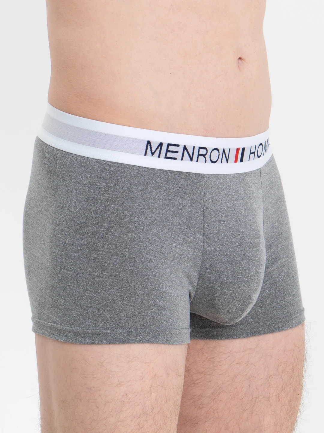 Серый трусы мужские Menron, спортивные, трусы-боксеры