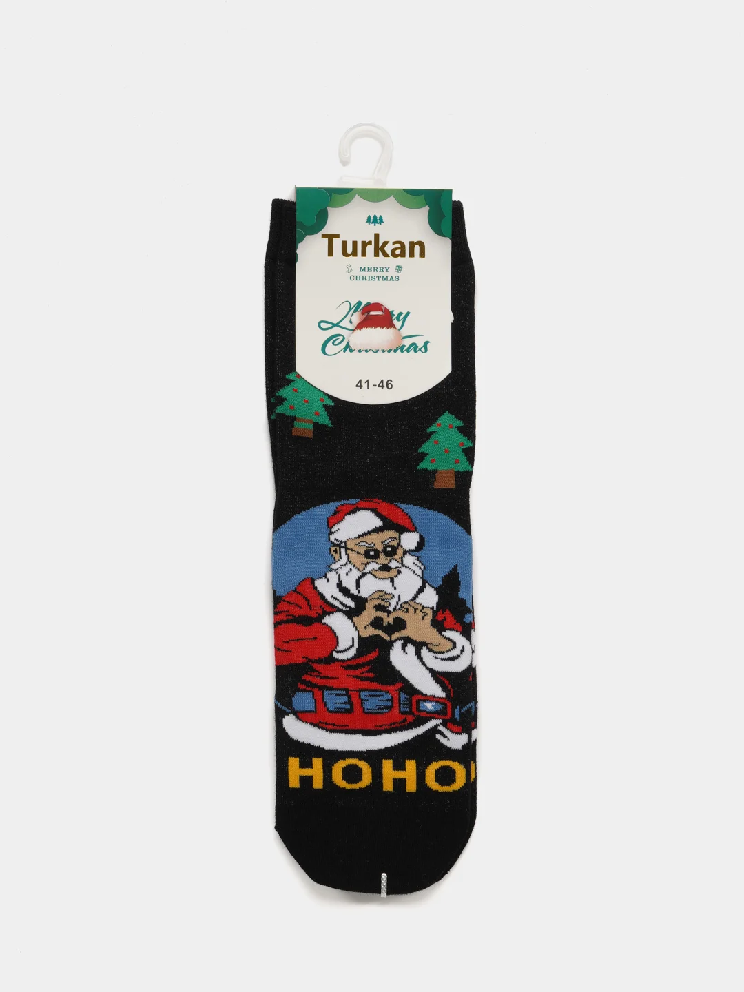 Угольный носки мужские, новогодние