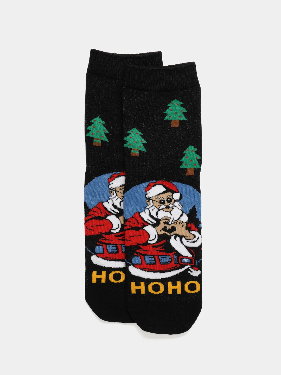 Угольный носки мужские, новогодние