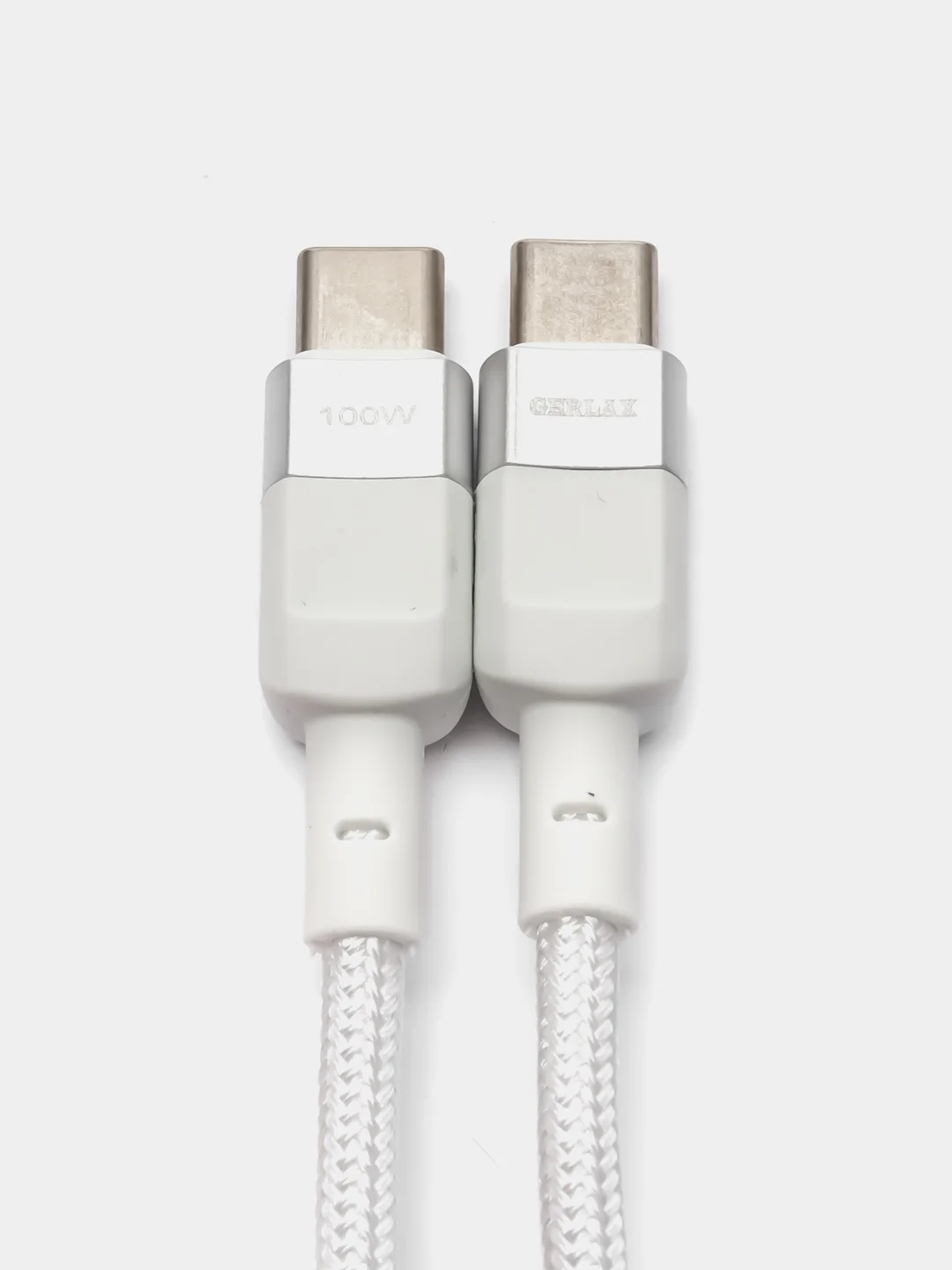 Кабель Type-C to Type-C 100W 10A быстрая зарядка, нейлоновый