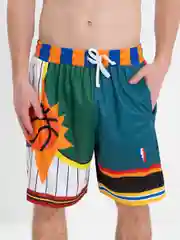 Зеленый баскетбольные шорты