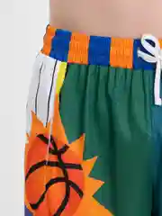 Зеленый баскетбольные шорты