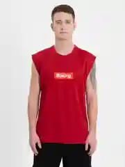 Красный майка "Boxing"