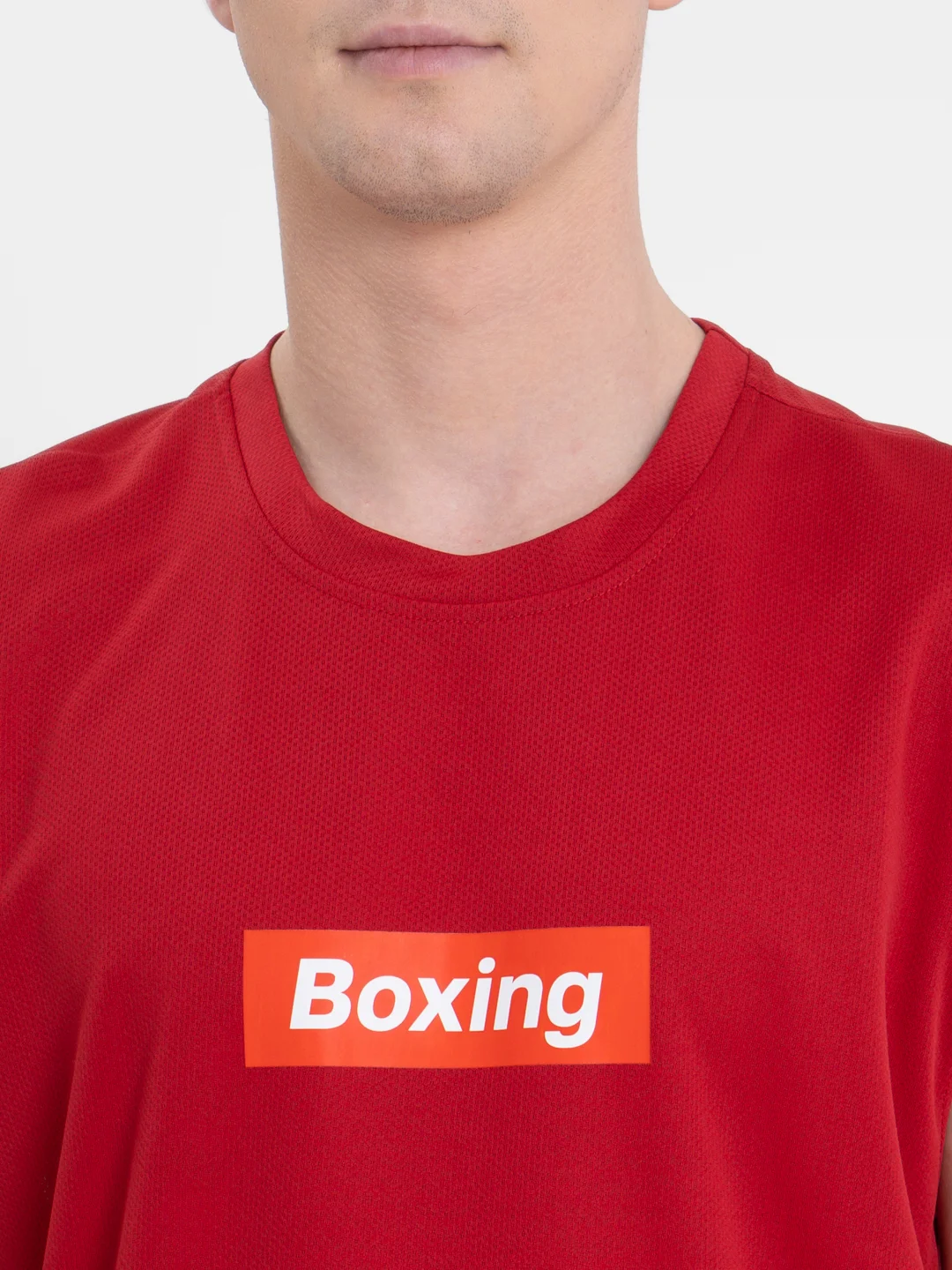 Красный майка "Boxing"