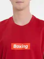 Красный майка "Boxing"