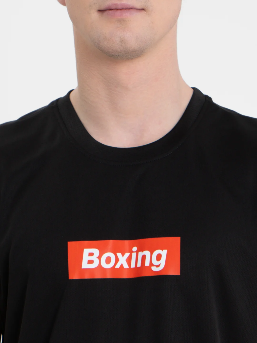 Черный майка "Boxing"