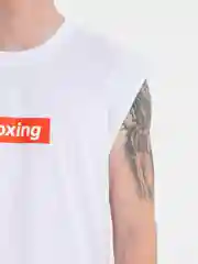 Белый майка "Boxing"