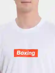 Белый майка "Boxing"