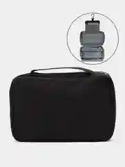 Черный косметичка дорожная, подвесная, 3 отсека для хранения
