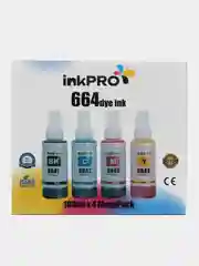 Чернила для принтеров Epson T664, 4 цвета, для L100/L110/L120/L200/L222/L210/L300/L350
