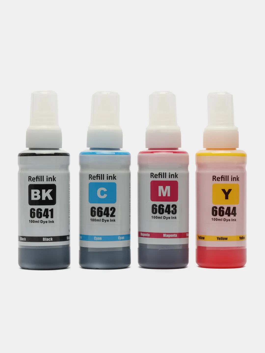 Чернила для принтеров Epson T664, 4 цвета, для L100/L110/L120/L200/L222/L210/L300/L350