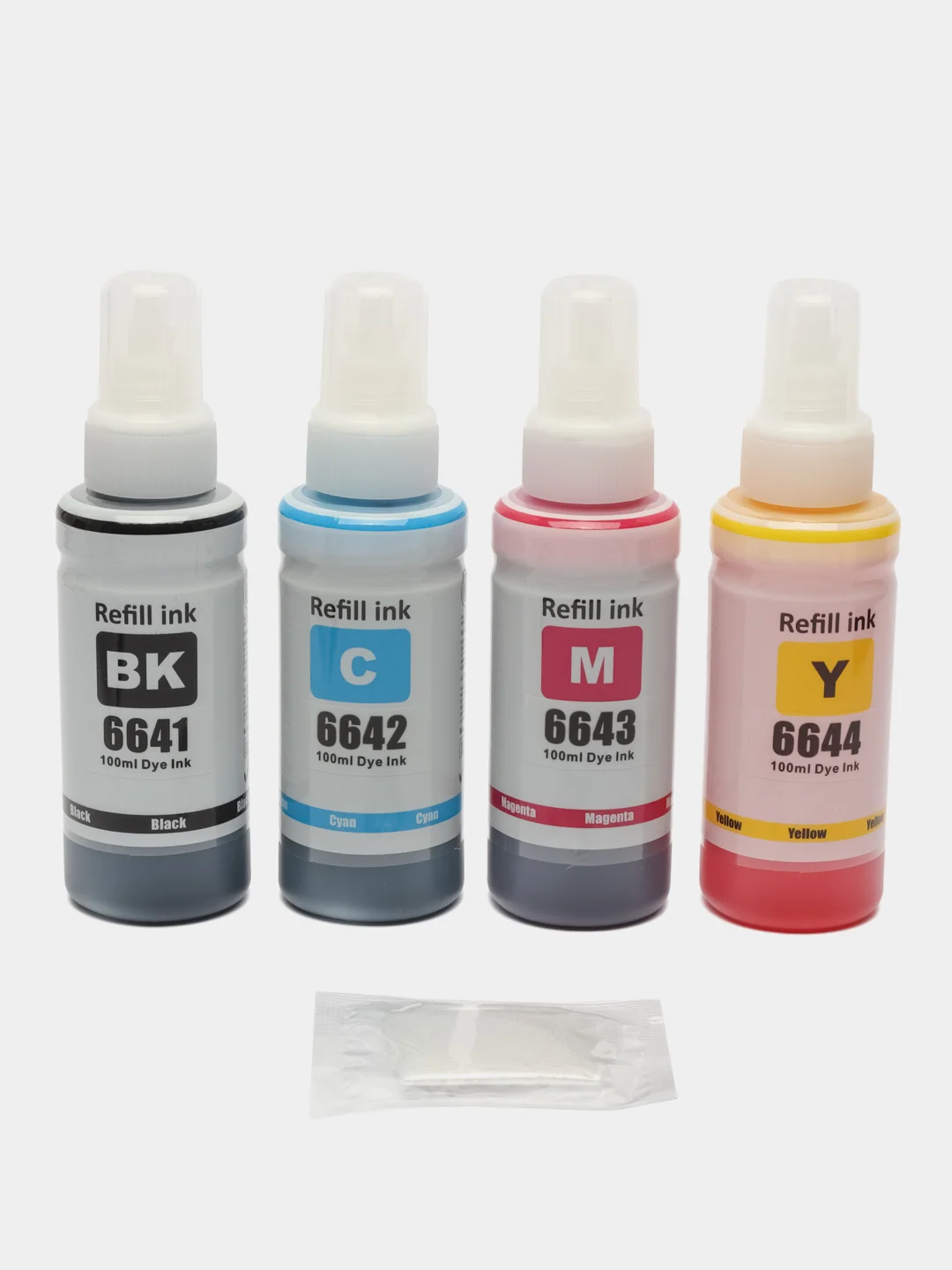 Чернила для принтеров Epson T664, 4 цвета, для L100/L110/L120/L200/L222/L210/L300/L350