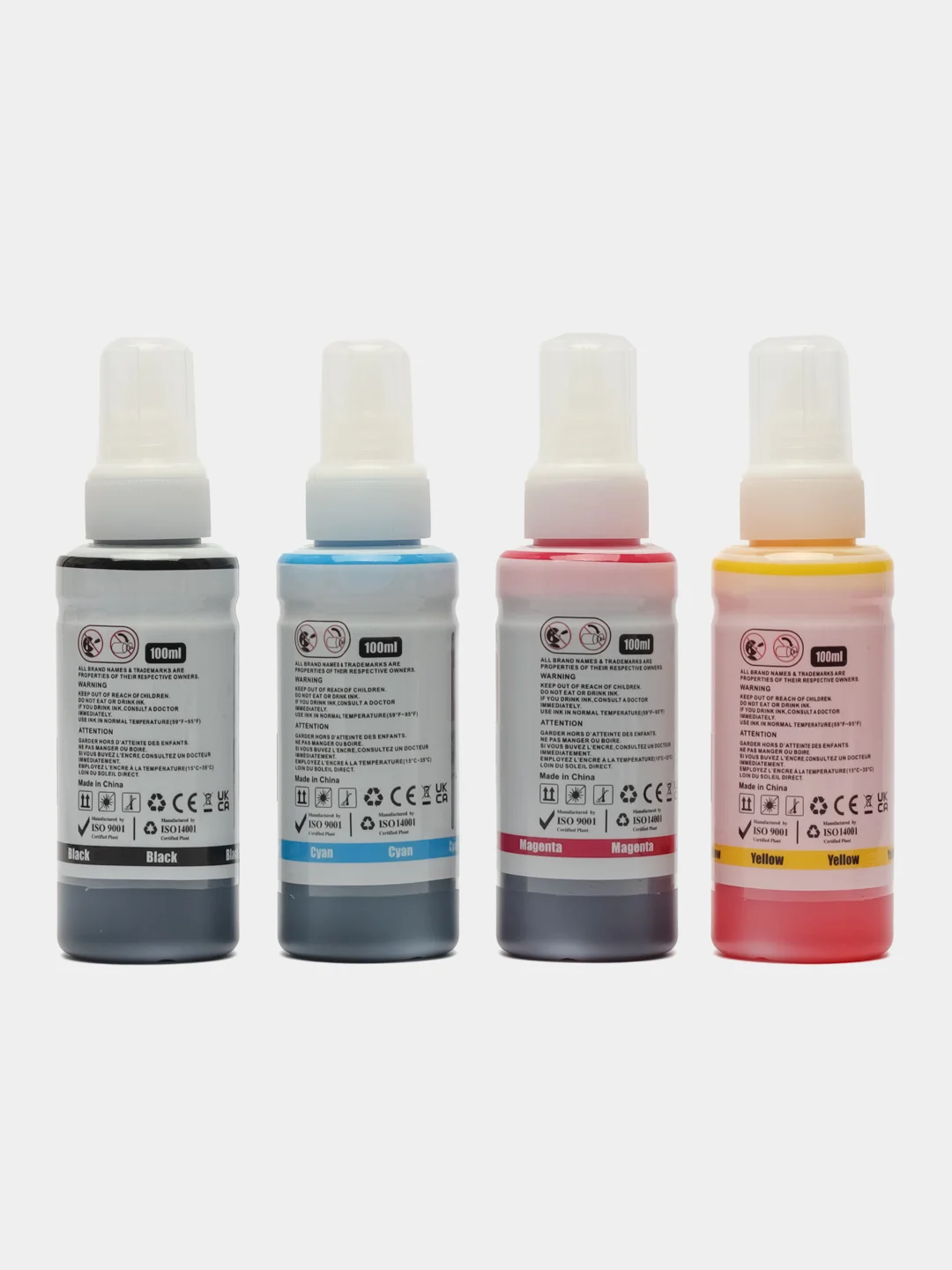 Чернила для принтеров Epson T664, 4 цвета, для L100/L110/L120/L200/L222/L210/L300/L350