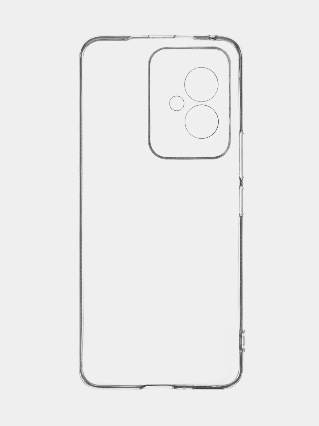 Прозрачный чехол для Honor 100/100 Pro/90 GT силиконовый BROSCORP матовый/прозрачный с защитой камер