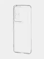 Прозрачный чехол для Honor 100/100 Pro/90 GT силиконовый BROSCORP матовый/прозрачный с защитой камер