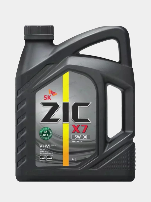 Моторное масло ZIC X7 5W30, Синтетическое, API SP