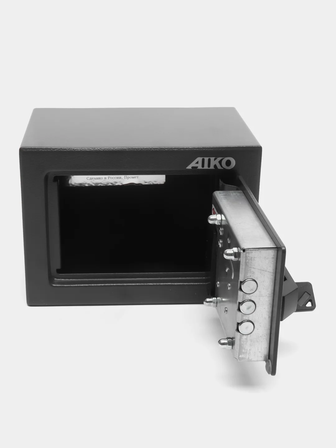 Серый мебельный сейф для денег и ценностей AIKO Т-140 EL