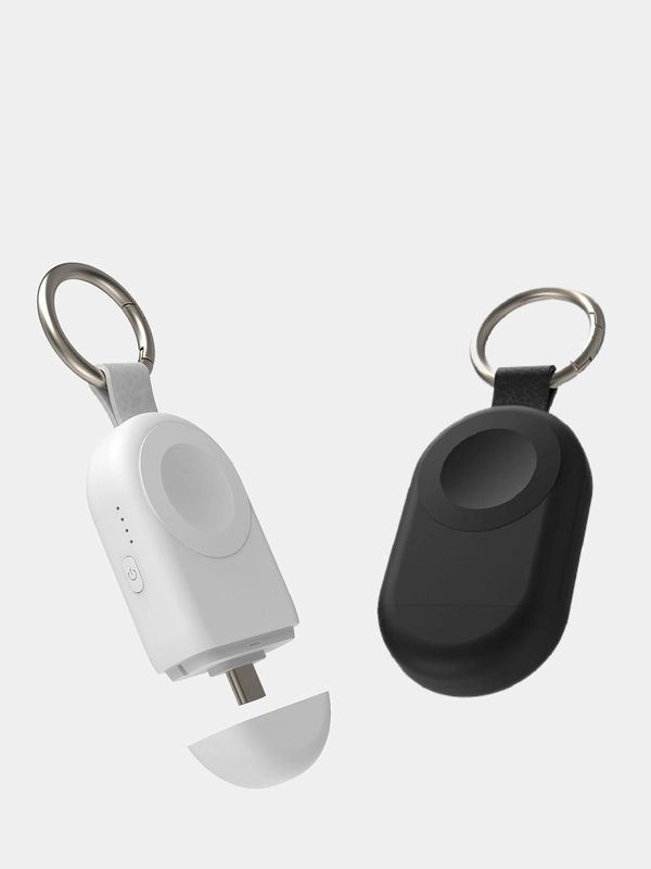 Магнитная беспроводная зарядная станция мини, для Watch и Airpods, 1200 mAh, Type C