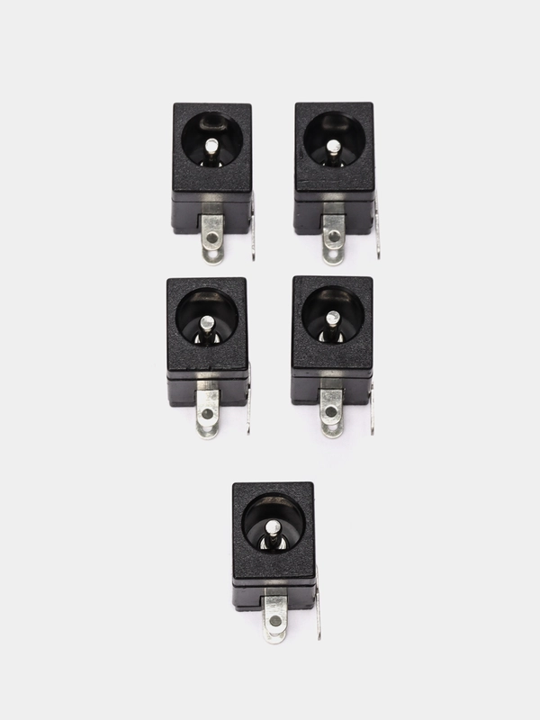 Разъем гнезда питания Jack DC DC-005, 5,5 х 2,1, 5 штук