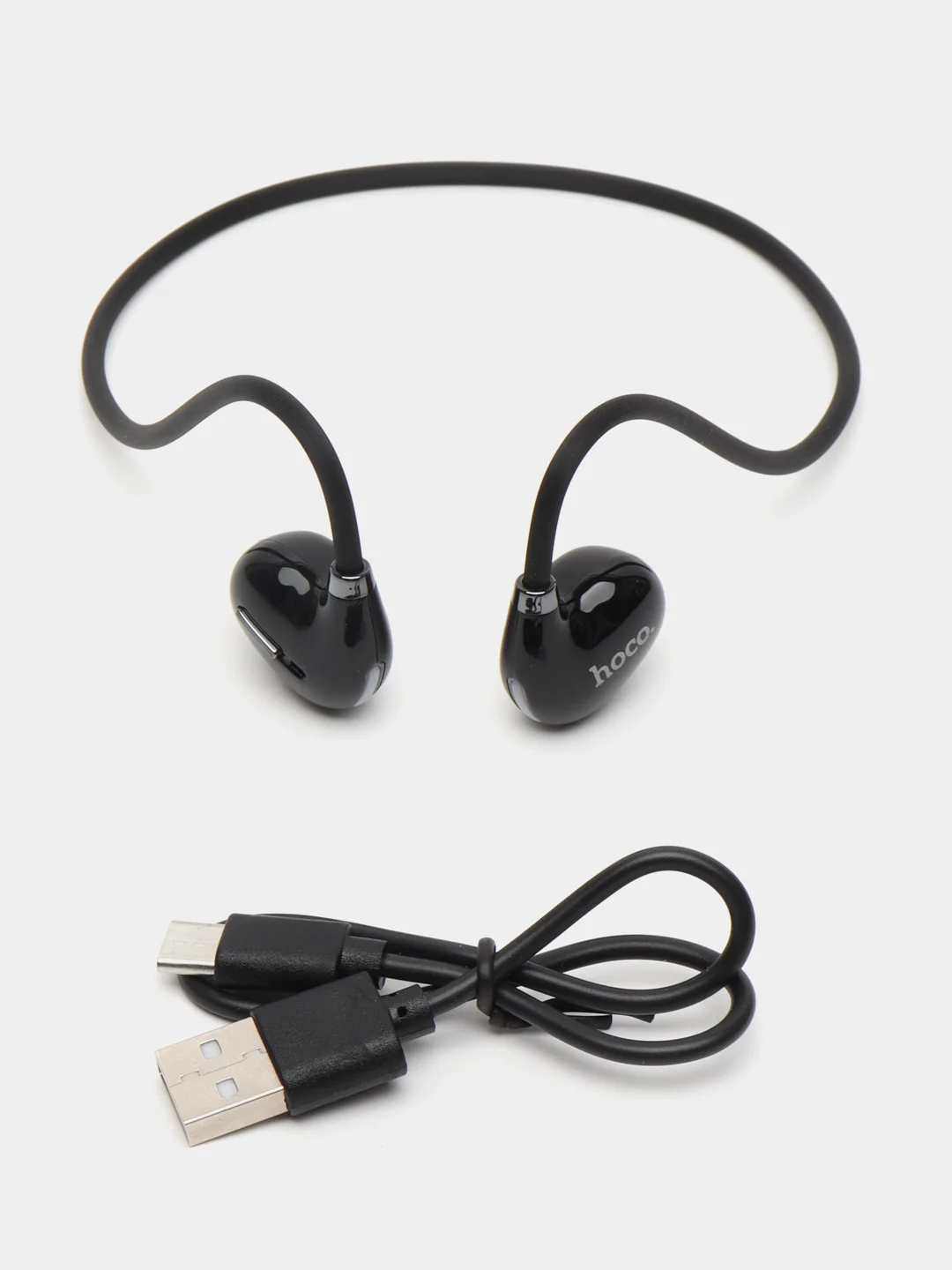Белый беспроводные спортивные наушники HOCO ES68, с воздушной проводимостью, Bluetooth