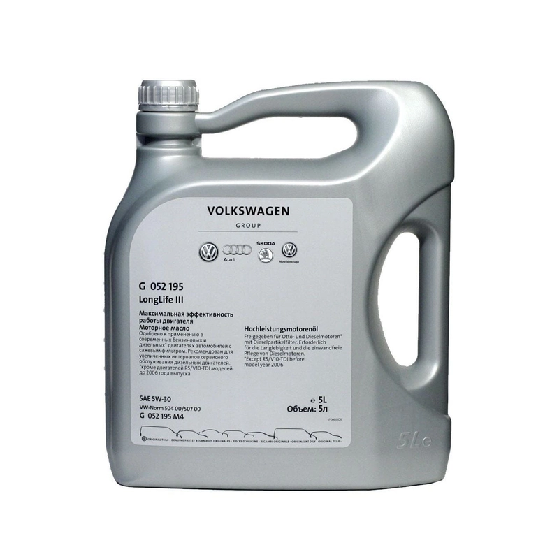 Моторное масло (VW/Audi/Skoda/Seat) Longlife III 5W-30, синтетическое, 5 л