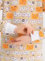Коралловый пижама с принтом для девочки: кофта и штаны, хлопок