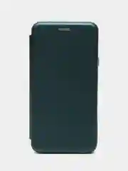 Тёмно-зелёный чехол книжка Samsung Galaxy J4 2018, Самсунг Галакси Джи4 2018