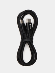 Кабель USB-C HOCO X14 Double speed, Type-C - Type-C, 3A, 60W, 1 м, черный