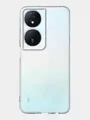 Прозрачный чехол BROSCORP для Honor Play 8T, матовый, прозрачный, силиконовый, с защитой камер