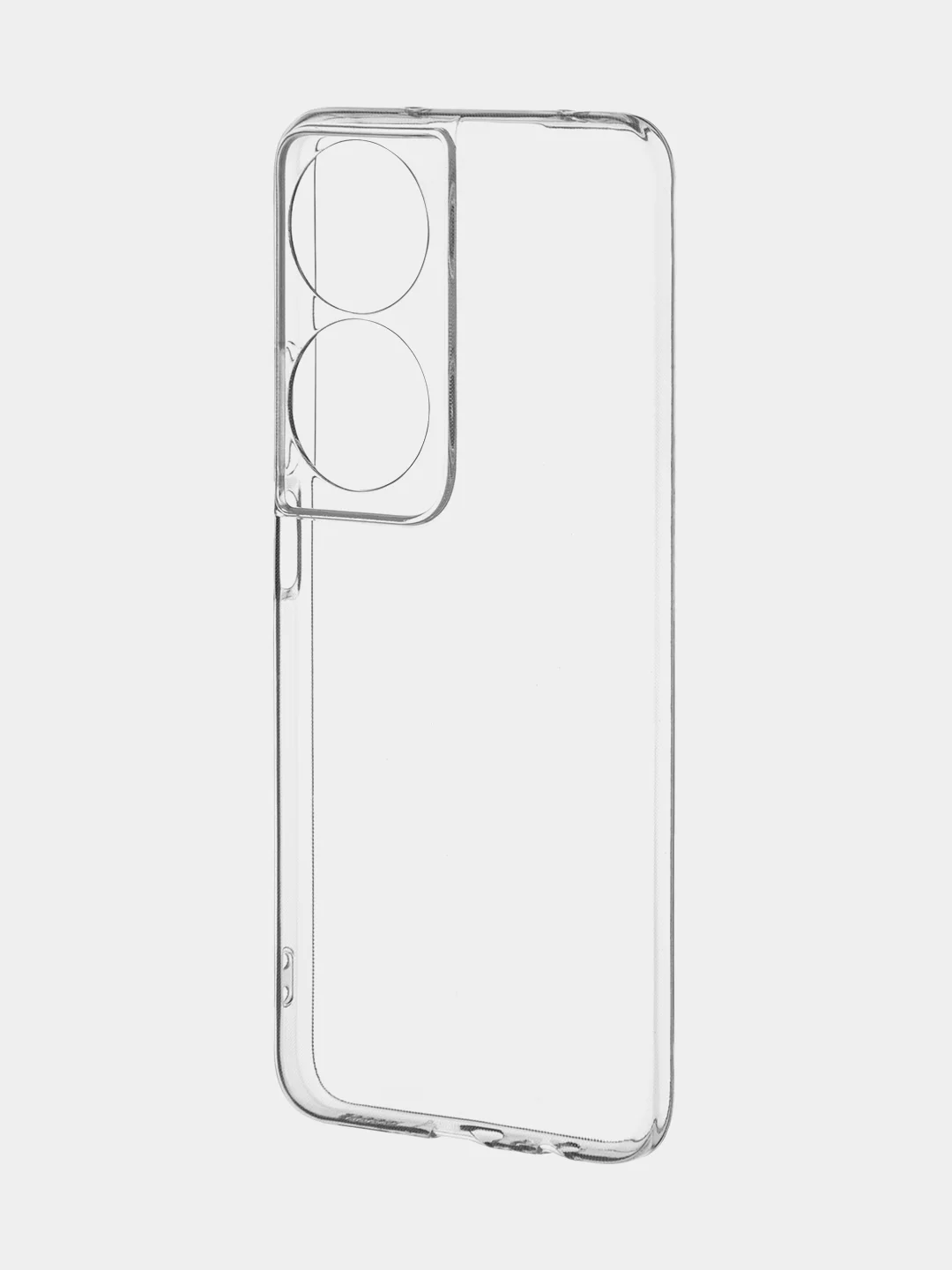 Прозрачный чехол BROSCORP для Honor Play 8T, матовый, прозрачный, силиконовый, с защитой камер