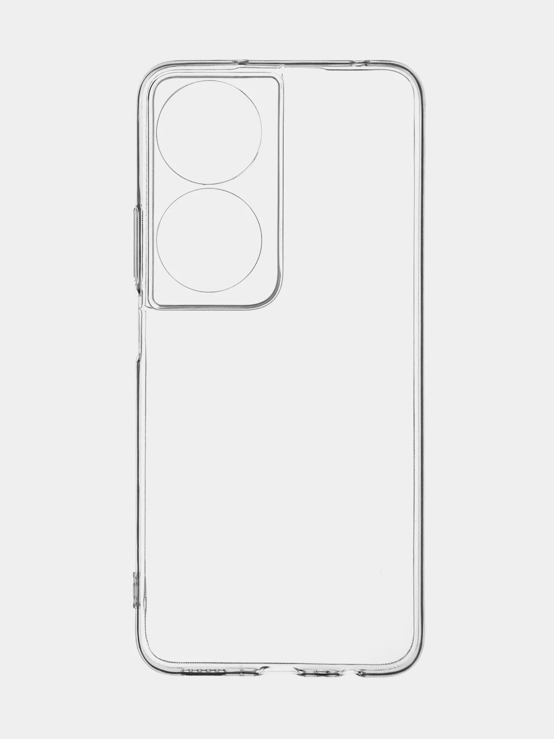Прозрачный чехол BROSCORP для Honor Play 8T, матовый, прозрачный, силиконовый, с защитой камер