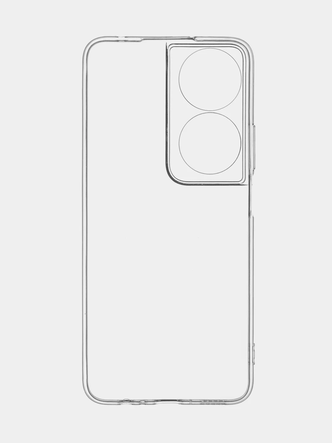 Прозрачный чехол BROSCORP для Honor Play 8T, матовый, прозрачный, силиконовый, с защитой камер