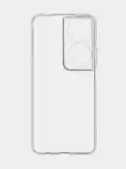 Прозрачный чехол BROSCORP для Honor Play 8T, матовый, прозрачный, силиконовый, с защитой камер