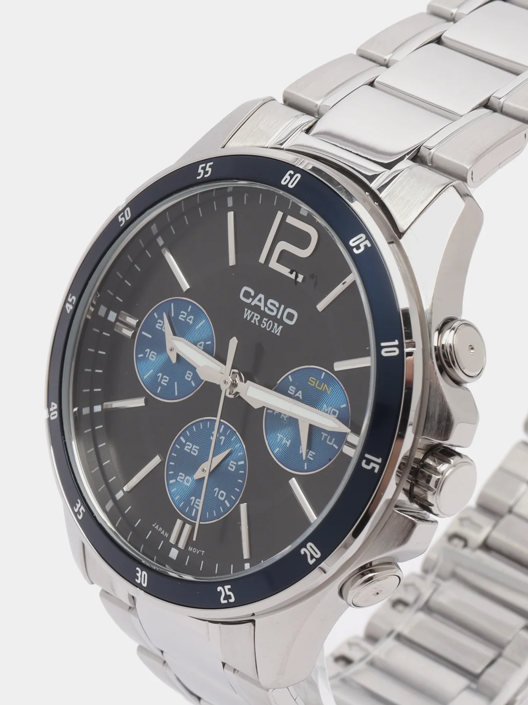 Синий часы наручные Casio MTP-1374D-1A