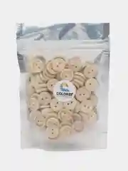 Пуговицы декоративные, деревянные, 100 штук, Color Si