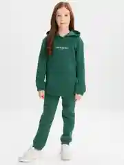 Зеленый детский спортивный костюм