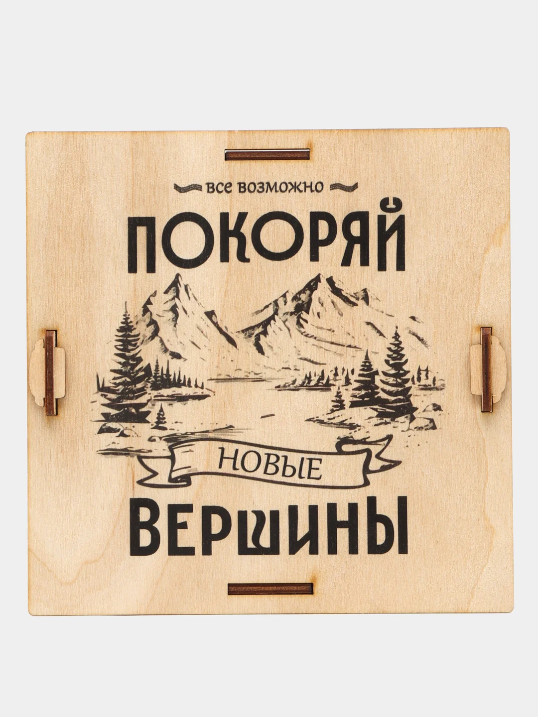 Белый копилка детская, деревянная