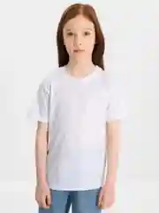 Футболка белая, для мальчиков и девочек, 100% хлопок, от 1 до 14 лет