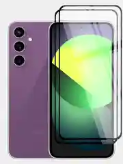 Прозрачный стекло для Samsung Galaxy S23, S22, S21 FE/ Plus защитное BROSCORP олеофобное антишпион