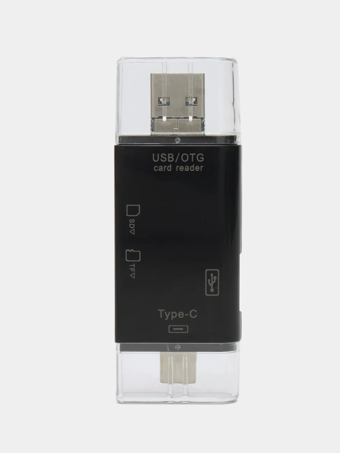 Картридер адаптер-переходник универсальный, 6 в 1, micro sd, usb, type c, sd, tf