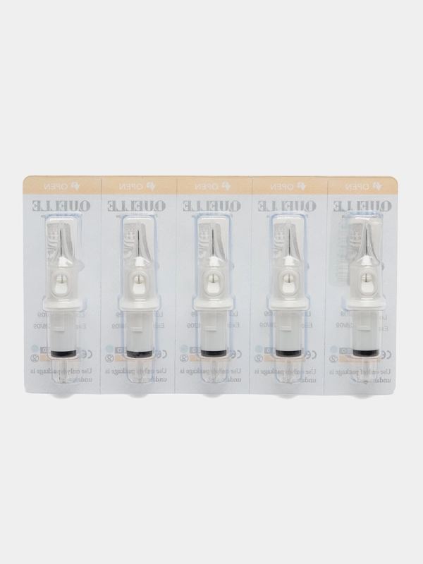 Картриджи для тату и татуажа QUELLE Round Liner, 20 штук