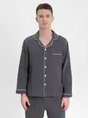 Серый комплект для дома, пижама мужская