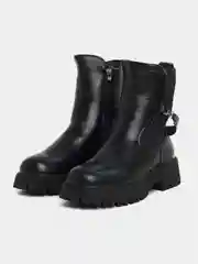 Черный ботинки женские, зимние
