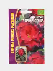 Семена цветов Адениум "Черная птица"