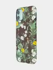 Тёмно-зелёный чехол с принтом Rosco для iPhone 11, пластиковый, с защитой камер