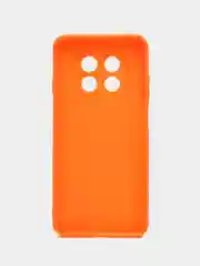 Оранжевый силиконовый чехол для HUAWEI nova Y91 (Хуавей нова у91), прозрачный