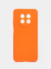 Оранжевый силиконовый чехол для HUAWEI nova Y91 (Хуавей нова у91), прозрачный