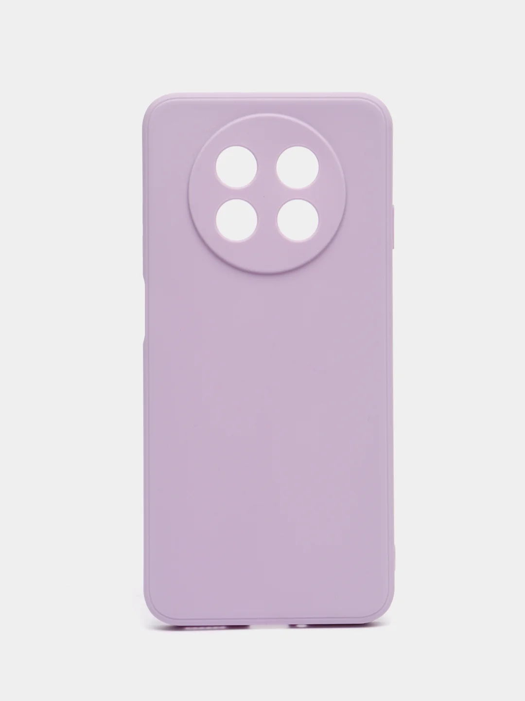 Сиреневый силиконовый чехол для HUAWEI nova Y91 (Хуавей нова у91), прозрачный