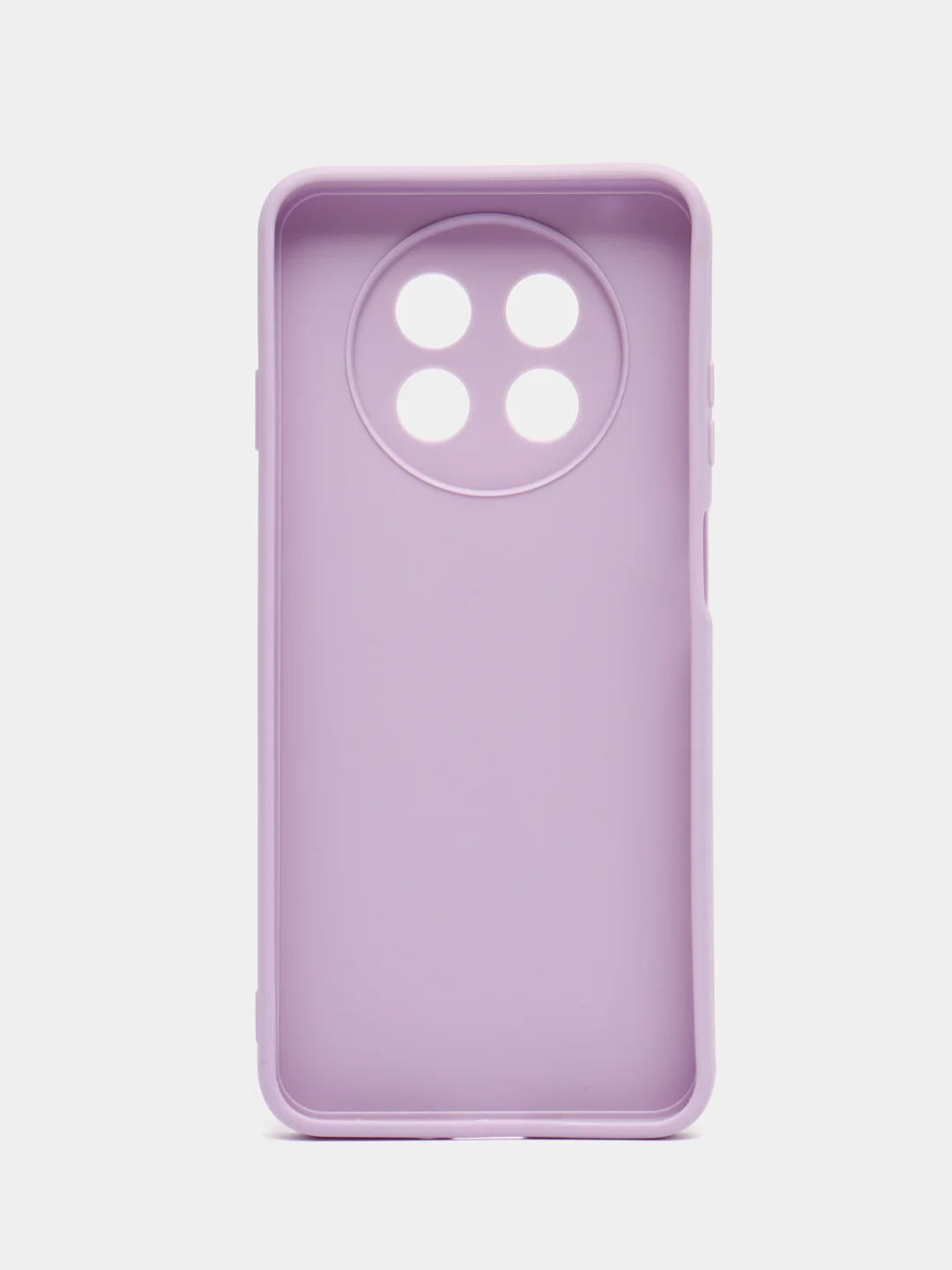 Сиреневый силиконовый чехол для HUAWEI nova Y91 (Хуавей нова у91), прозрачный